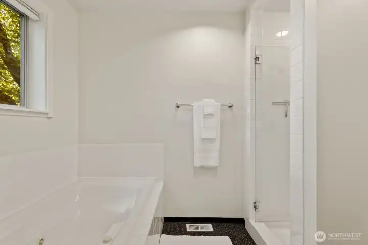 Getting ready each day will feel like a trip to the spa.