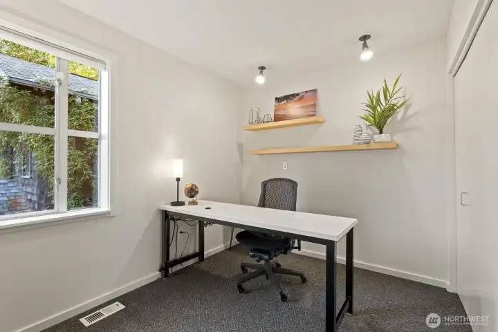 Third upstairs bedroom, great for guests or a home office.