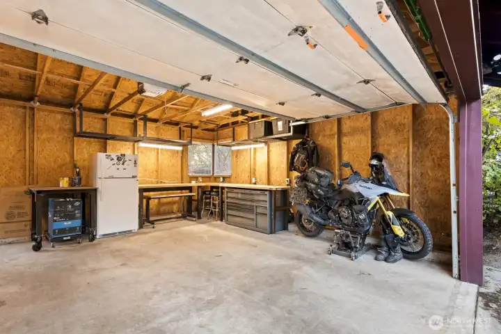 Space to park, tinker, or build/convert into valuable extra living space or rental income.
