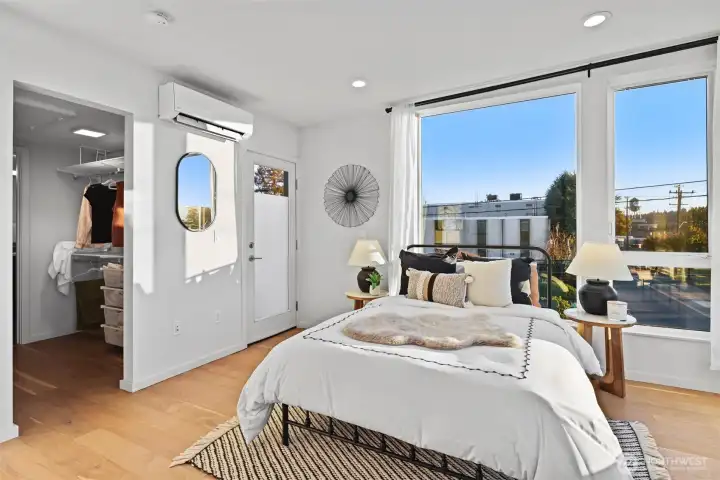 Primary with en suite and outdoor deck