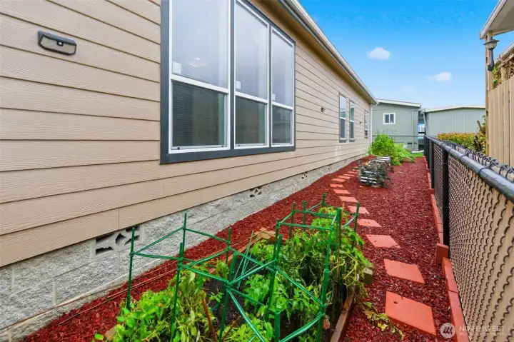 Raised garden beds offer the perfect spot to grow flowers, herbs, or fresh vegetables right at home.