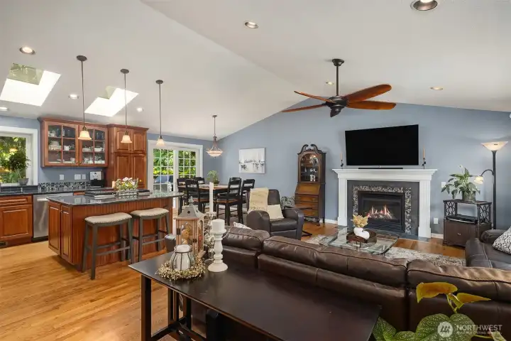 Entertain in this Great Room concept open floor plan.