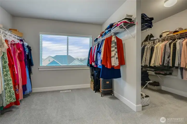 Bedroom-sized walk-in closet