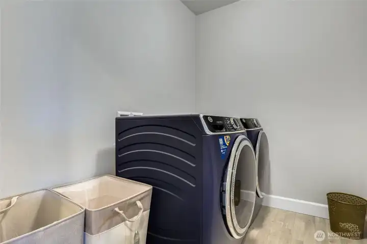 Upstairs laundry room