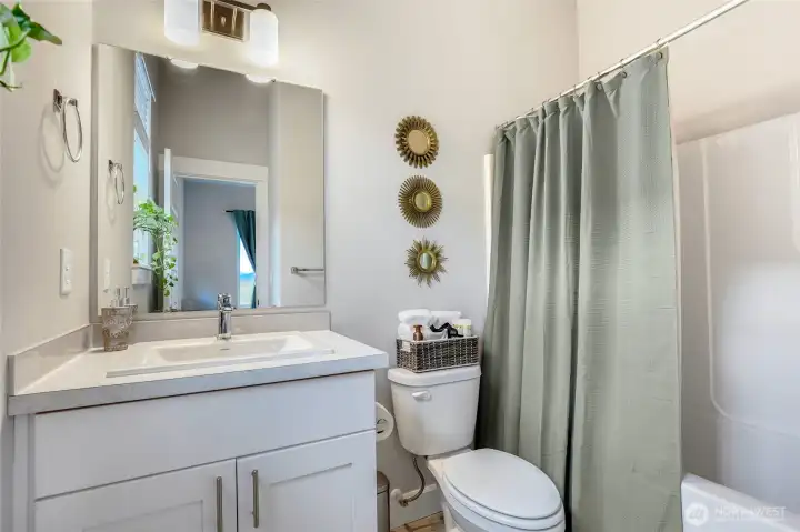 Full guest bath on main floor
