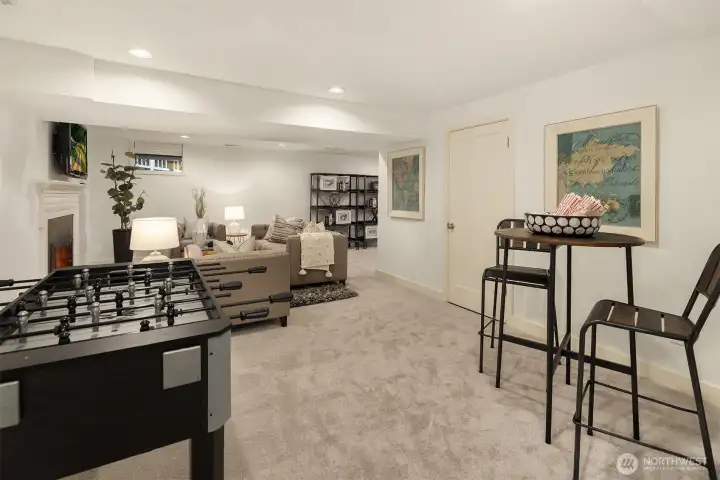 Another zone for play, hanging out, homework or guests to stay for a while,