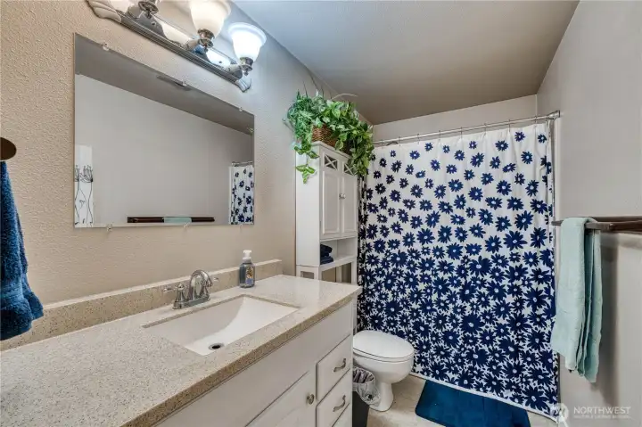 Guest upstairs bathroom.
