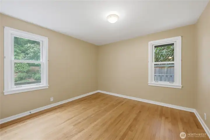 Main floor bedroom. Main floor bedroom.