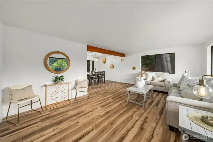 Living room upon entry