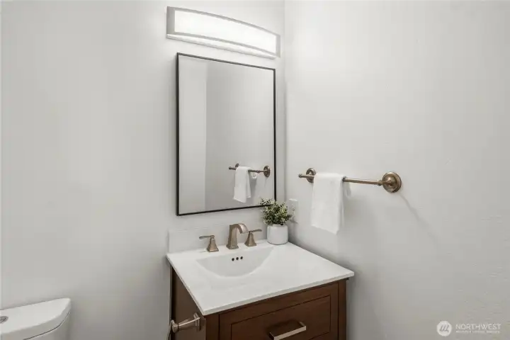 Half bath on main floor