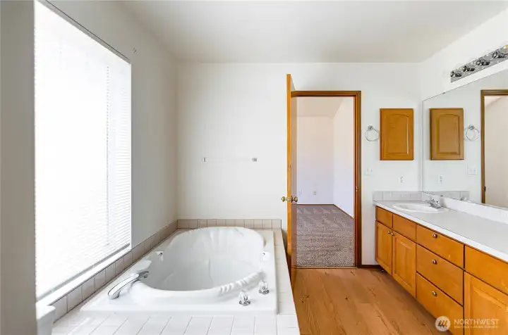 Primary bath soaking tub Primary bath soaking tub