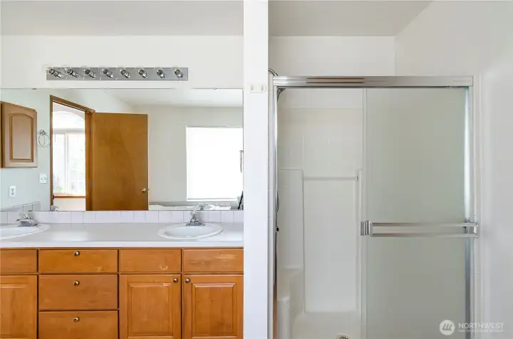 Separate primary bath shower Separate primary bath shower