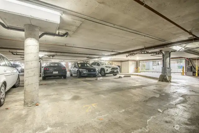 One space in the Gated Garage is included.