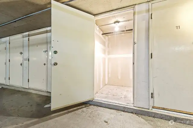 Large, walk-in Storage Closet is included.