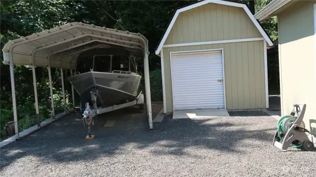 Metal cover carport for boats and vehicles