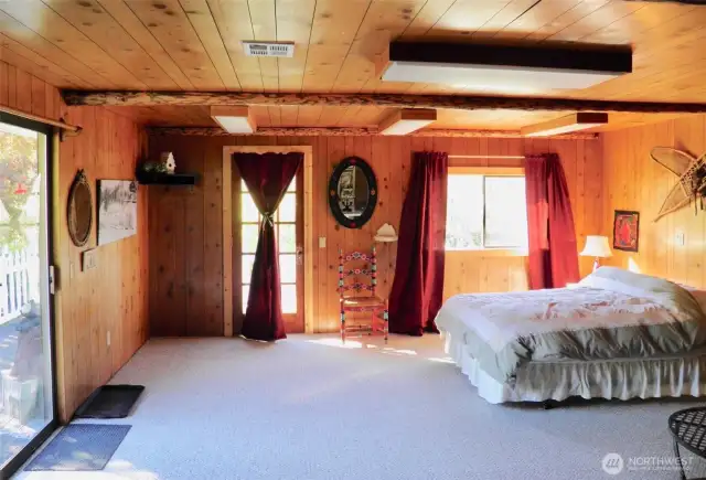 Bonus room with private entrance formally used as a vacation rental.