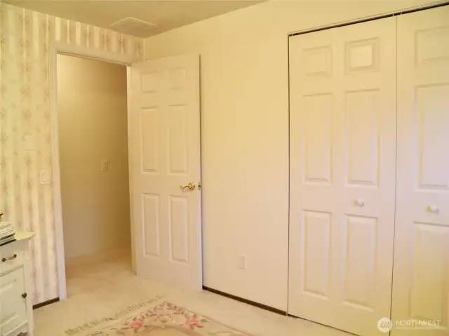 Bedroom closet area.