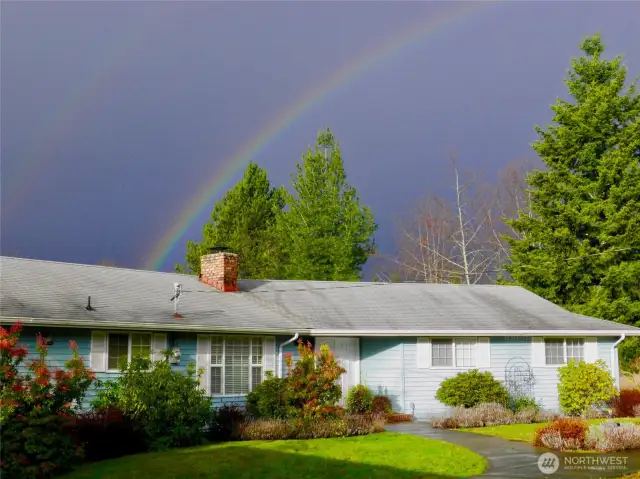 Another rainbow - so beautiful and peaceful on your own slice of paradise!