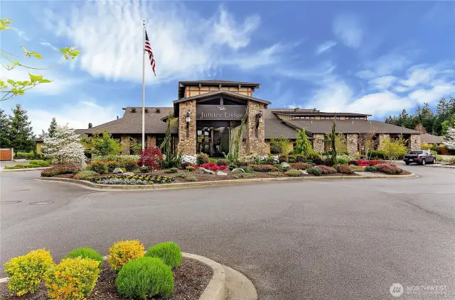 Jubilee Lodge.  This building provides so many functions and activities.  Jubilee is an active adult 55+ community.  There is so much to enjoy here.