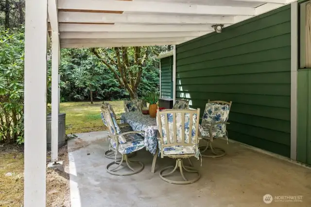 COVERED PATIO AREA! ALL PAINTED NOW!