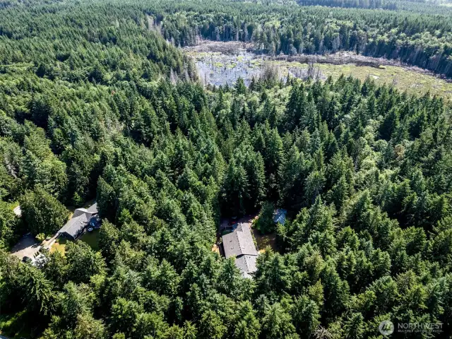 AERIAL SHOWING SUBJECT AND NEIGHBOR