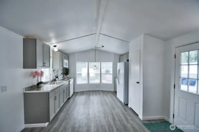 Freshly remodeled kitchen