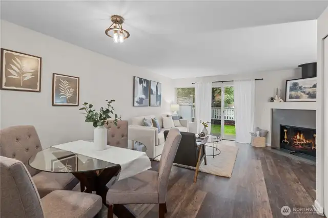 Lovely dining space