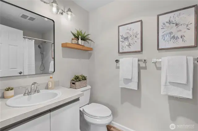 Each bedroom has its own bathroom