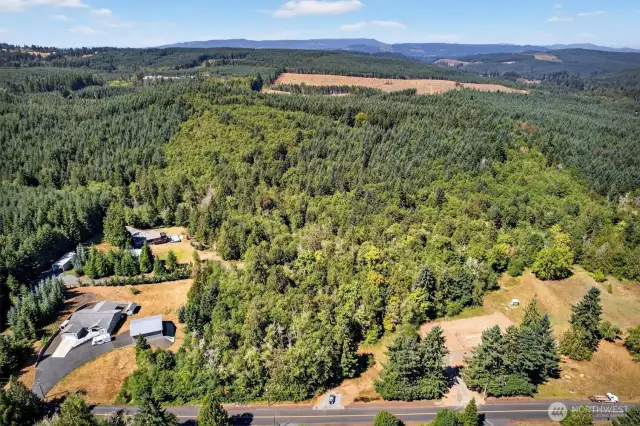 Aerial View Looking West