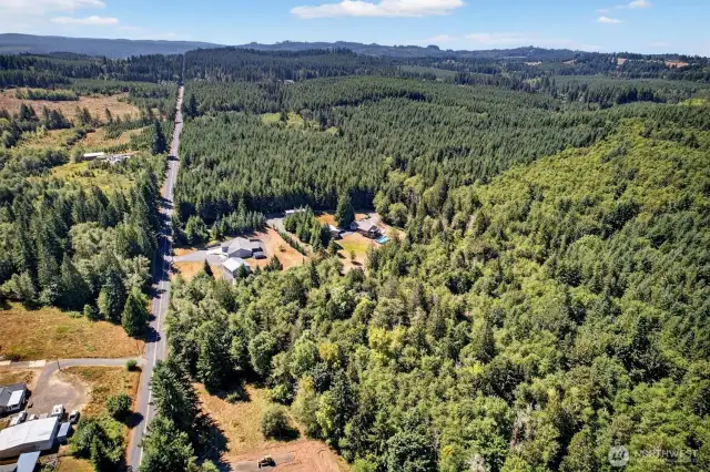 Aerial View looking South