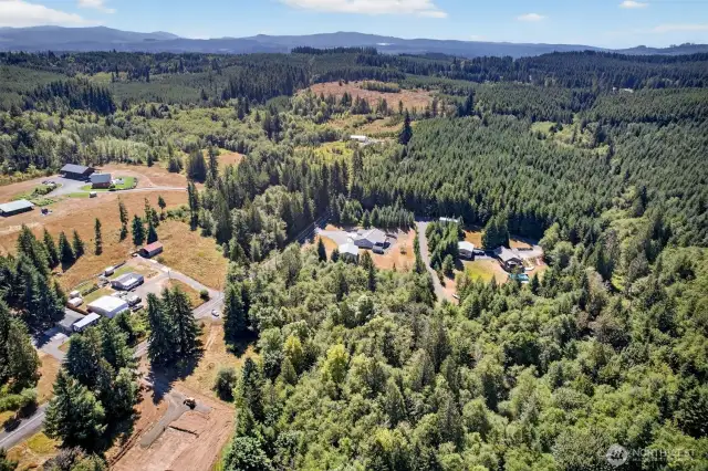 Aerial View looking SouthEast