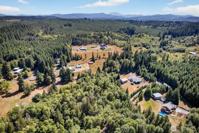 Aerial View Looking East