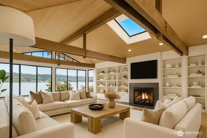 Natural design with strong bones make the spaces a breeze to update.