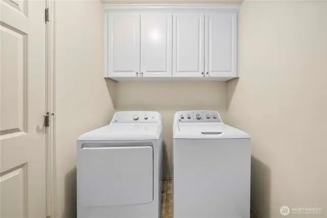 New washer and dryer.