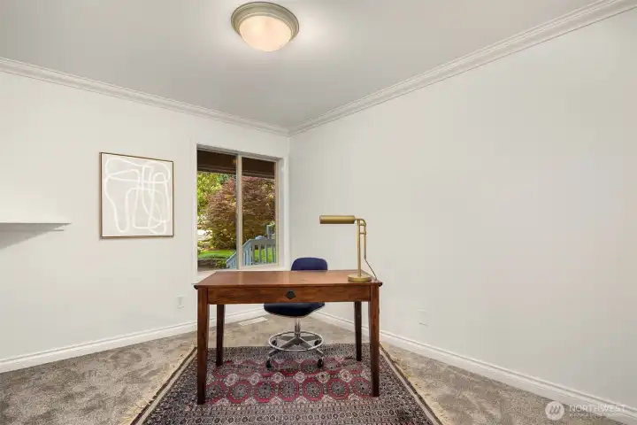 Third bedroom (or office) on the main floor