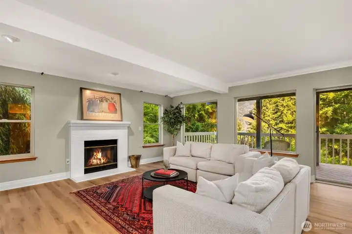 Lower level features new LVP flooring and brand new carpet in one of the bedrooms.