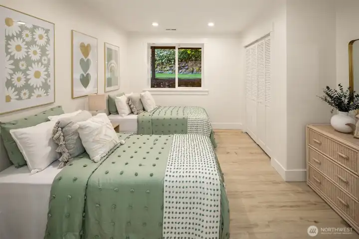 Bedroom 2 downstairs.