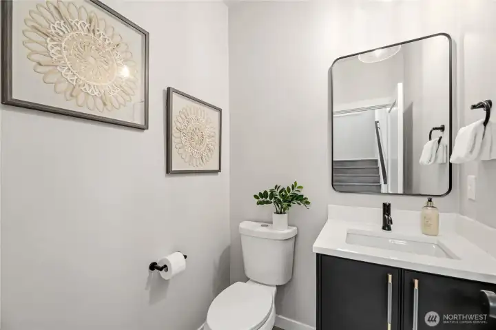 Main Floor Powder Room.