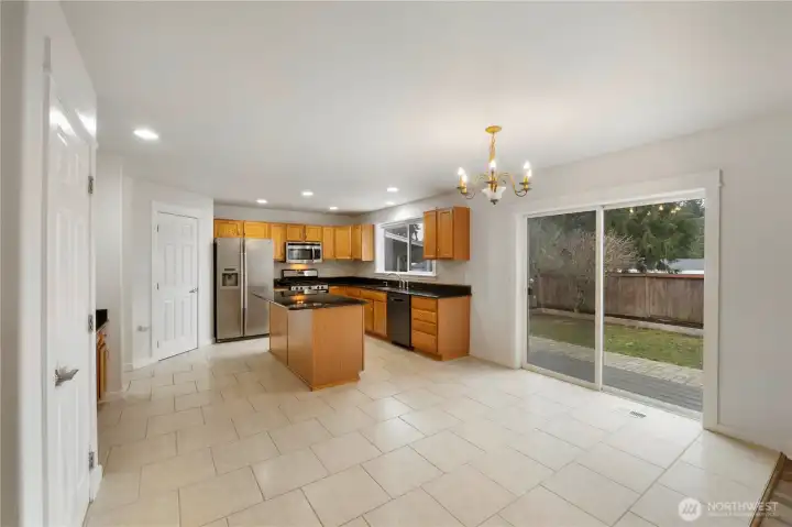 Dining area near kitchen