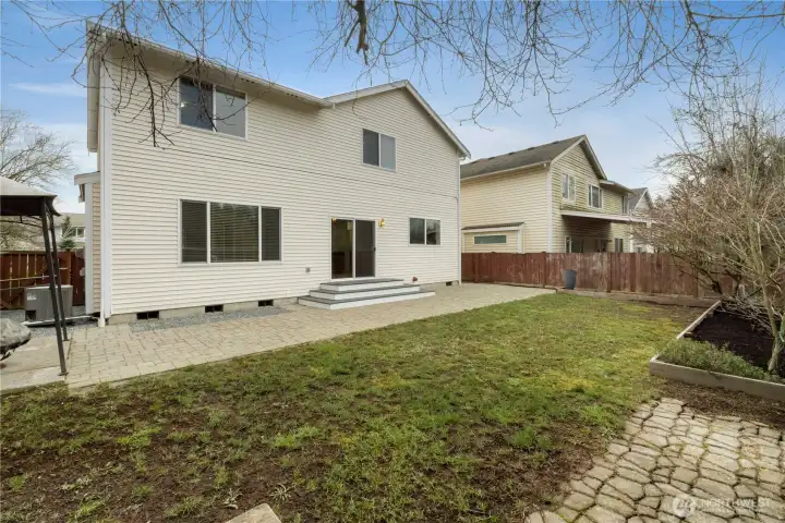 Backyard. A/C installed in 2023.