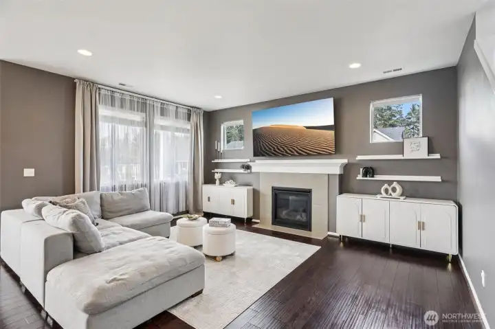 Massive living area that capture tons of natural light.