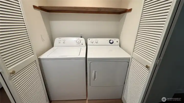 Full-size washer and dryer