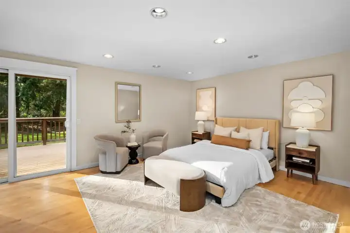 Wake up to the serenity of your own private haven, where towering trees frame the view and the gentle sounds of birds and buzzing bees greet the morning. Surrounded by nature’s quiet beauty, each day begins with a sense of peace, privacy, and connection to the outdoors.