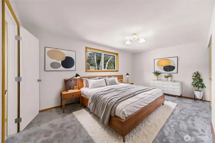 Virtual Staging of Bedroom