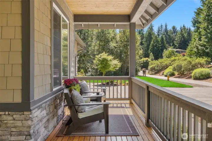 A peaceful sitting porch...
