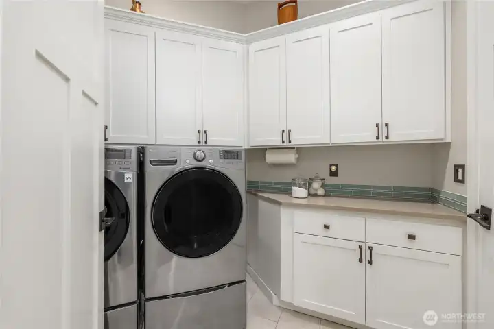 Back door leads out to the oversized 3-car garage.