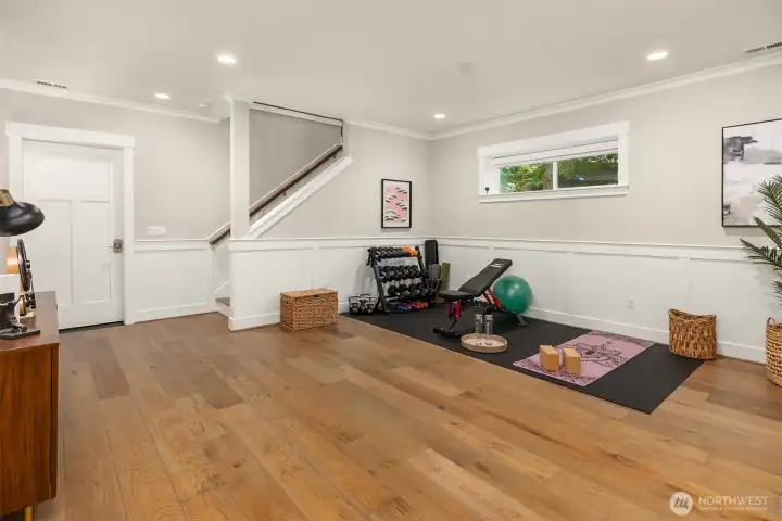 Then we head down stairs to where the action is!