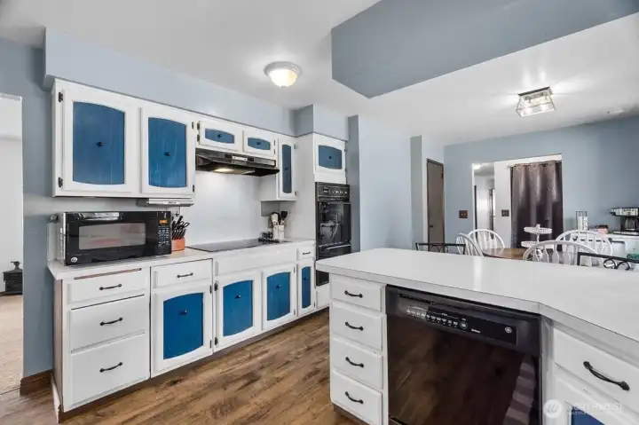 Generous counter space for everyday use.