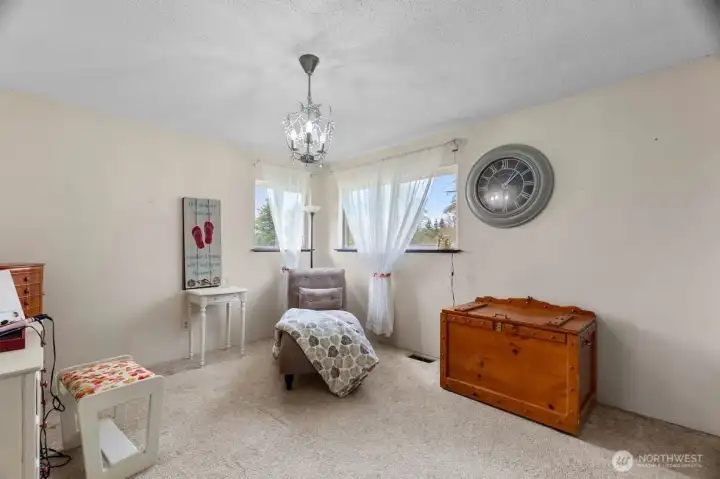 Versatile spaces for guests, office, or hobbies.