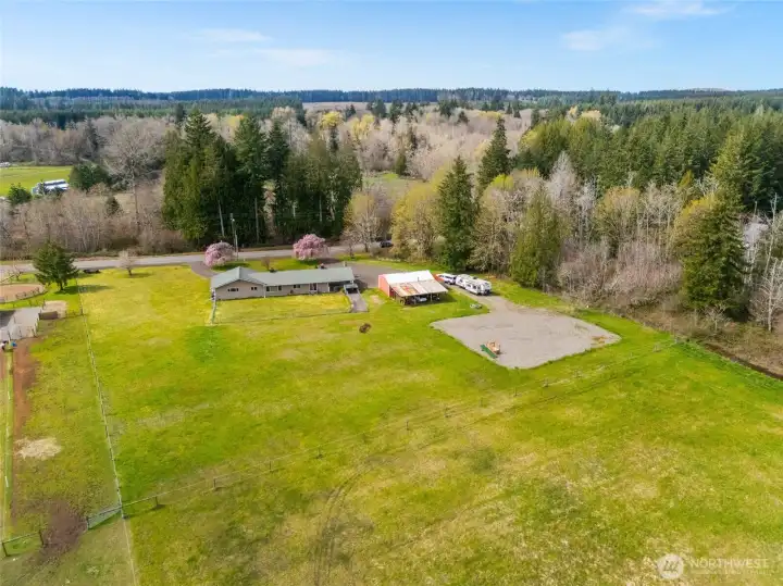 Thoughtfully positioned home to capture the landscape.